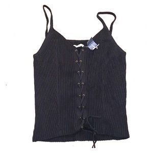 American Eagle Lace-Up Tank Top